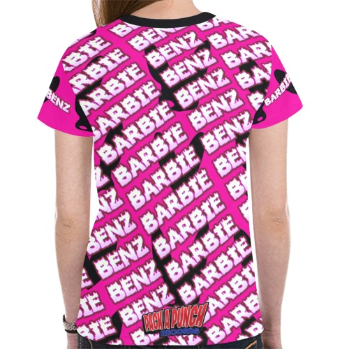 BARBIE BENZ New All Over Print T-shirt for Women (Model T45)