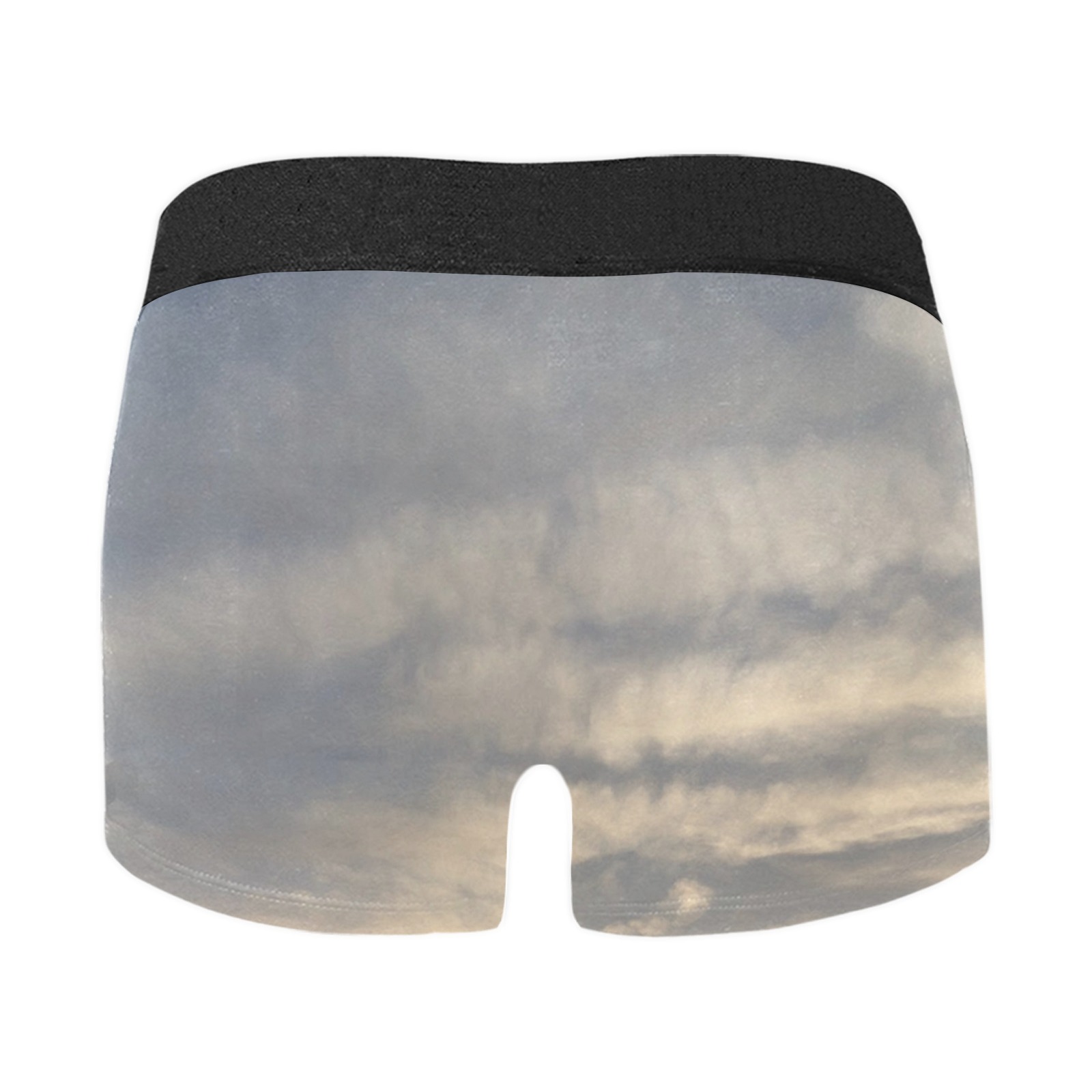 Rippled Cloud Collection Men's Boxer Briefs w/ Custom Waistband (Merged Design) (Model L10)