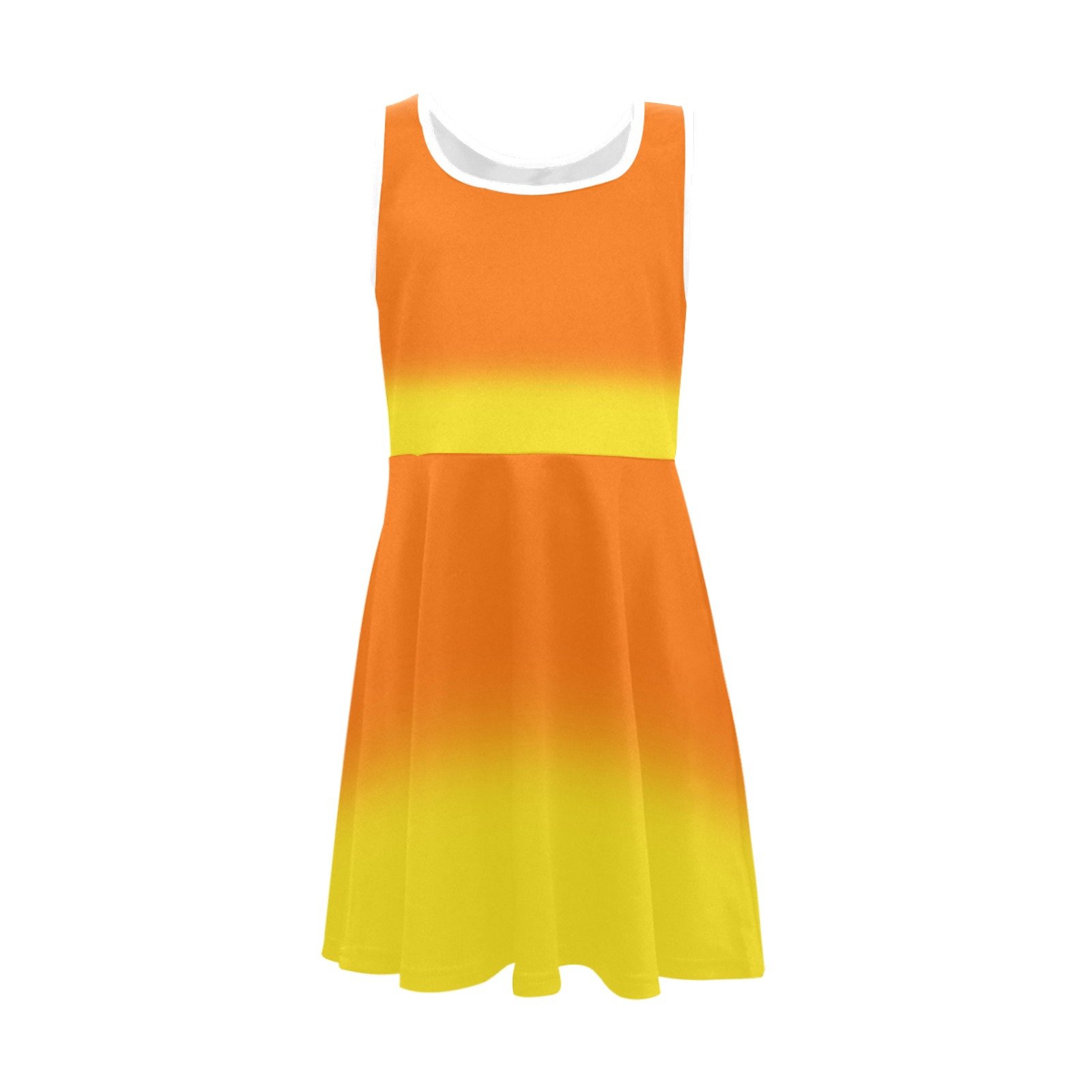 Candy Corn Ombre Girls' Sleeveless Sundress (Model D56)