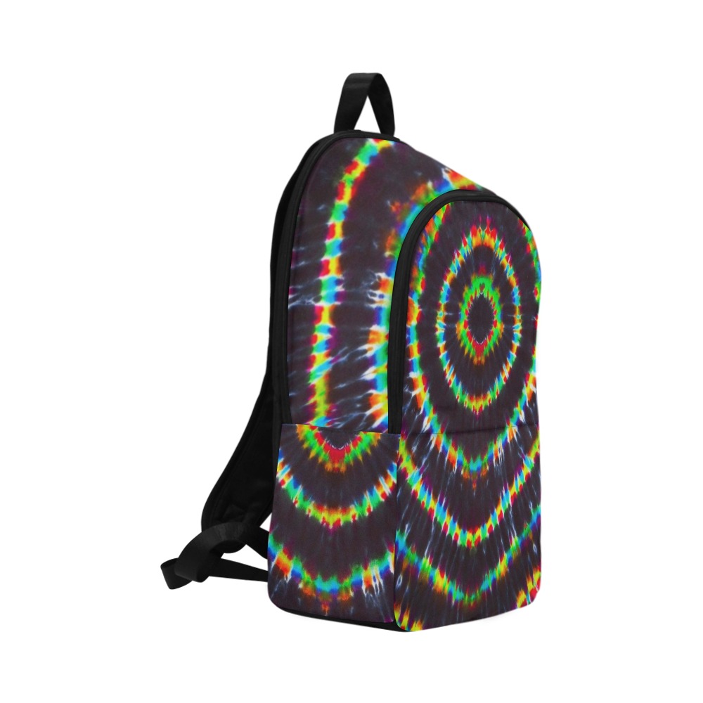 Dark Cosmic Tie Dye Fabric Backpack for Adult (Model 1659)