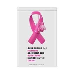 Breast Cancer Awareness support Garden Flag 12''x18'' (Two Sides Printing)