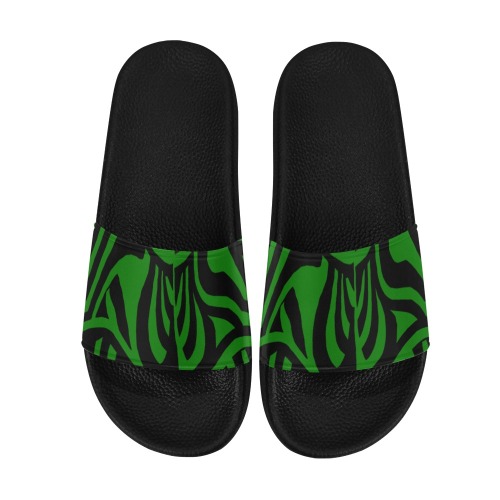 aaa black dgb Women's Slide Sandals (Model 057)