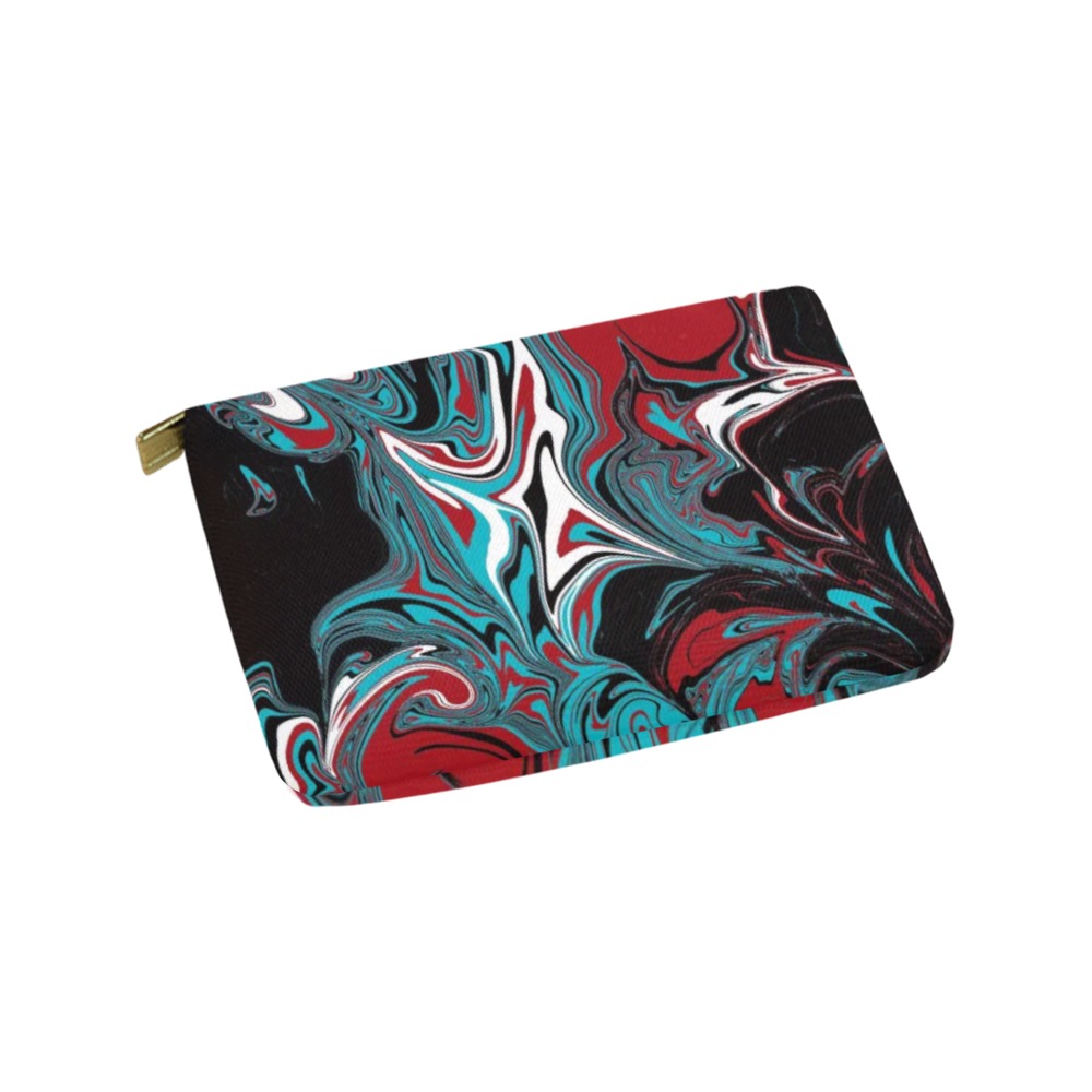 Dark Wave of Colors Carry-All Pouch 9.5''x6''