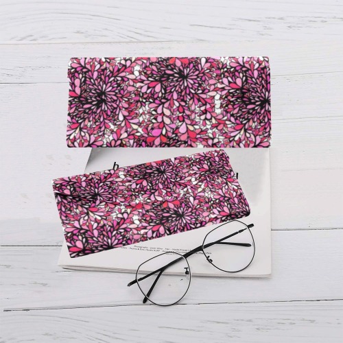 Raspberry Splash Custom Foldable Glasses Case