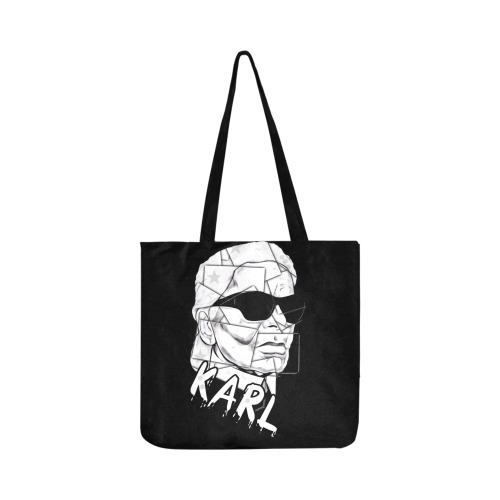 Karl Lagerfeld  Art by Nico Bielow Reusable Shopping Bag Model 1660 (Two sides)
