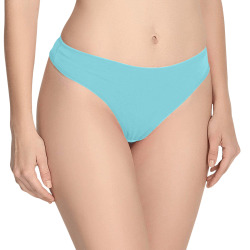 BLUE Women's All Over Print Thongs (Model L30)