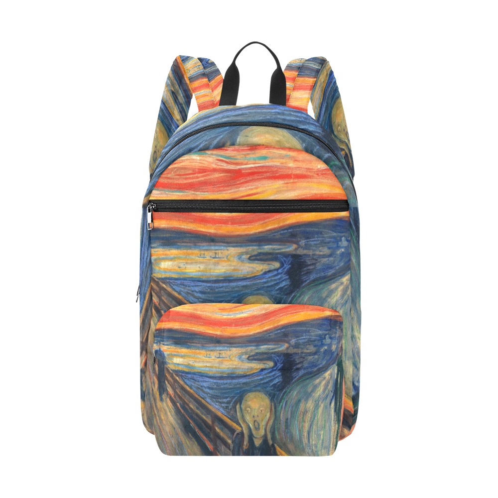 Edvard Munch-The scream Large Capacity Travel Backpack (Model 1691)