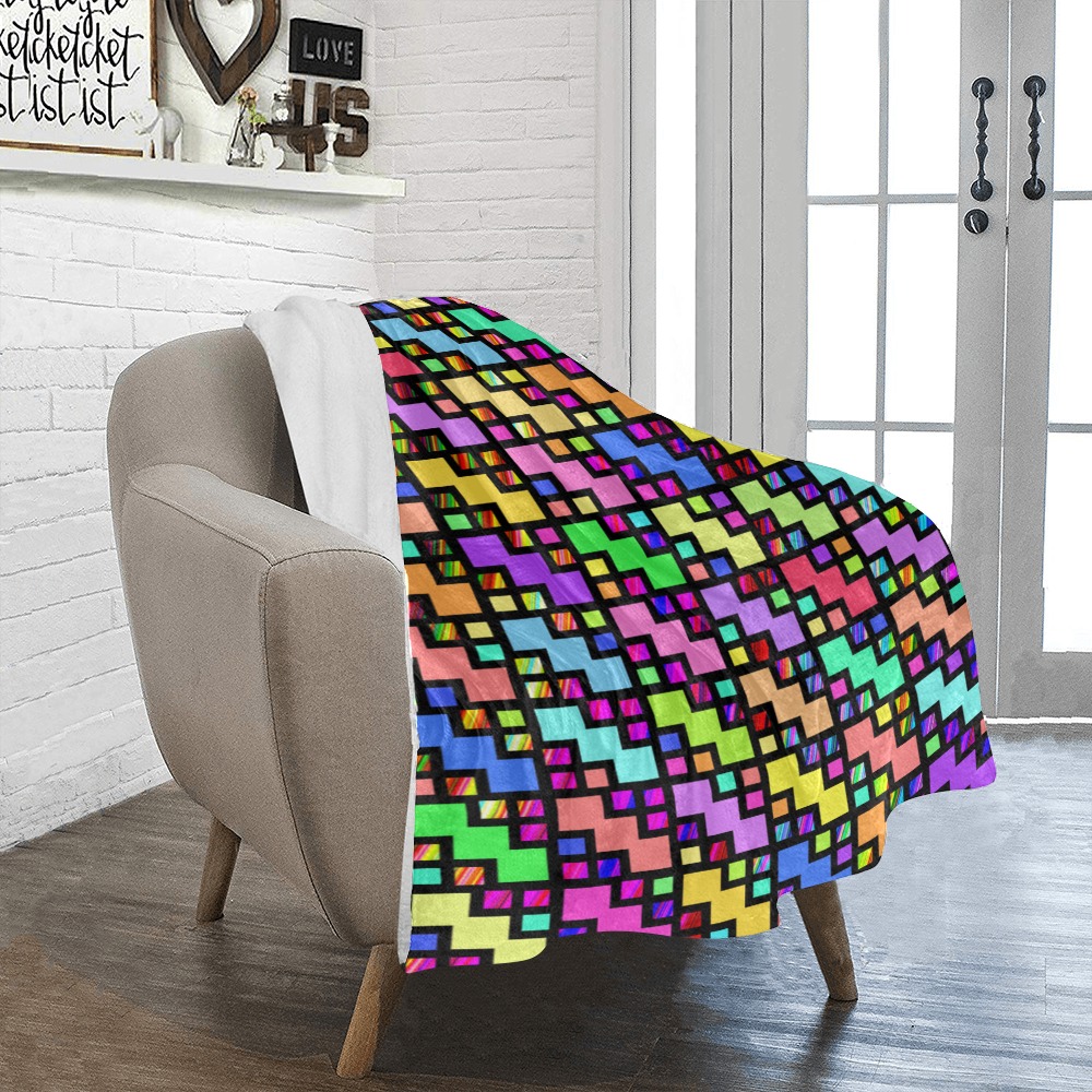 80sblox Ultra-Soft Micro Fleece Blanket 30''x40''
