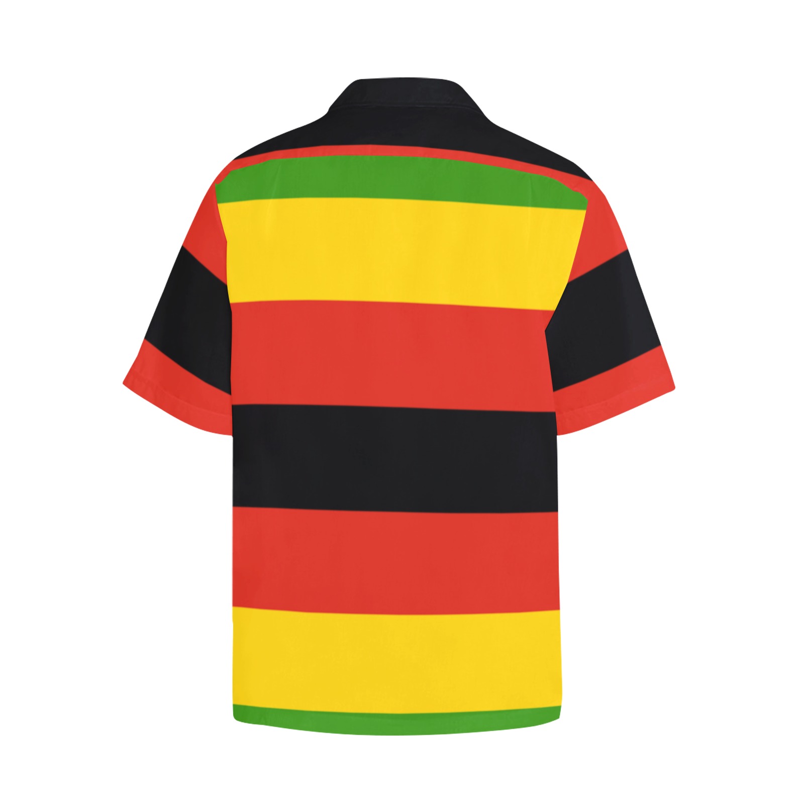 Flag_of_Zimbabwe.svg Hawaiian Shirt with Chest Pocket (Model T58)