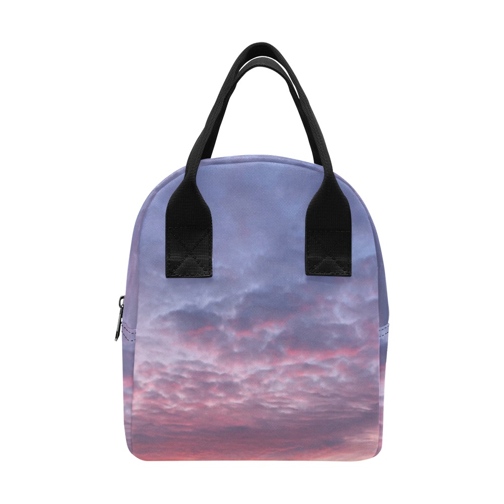 Morning Purple Sunrising Zipper Lunch Bag (Model 1689)