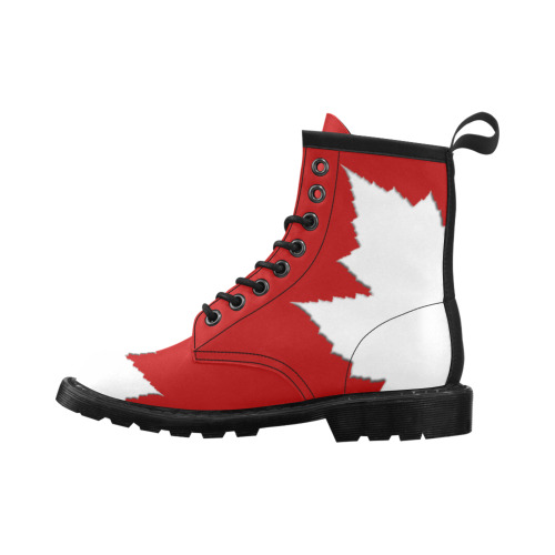 Fun Canada Boots Men's PU Leather Martin Boots (Model 402H)