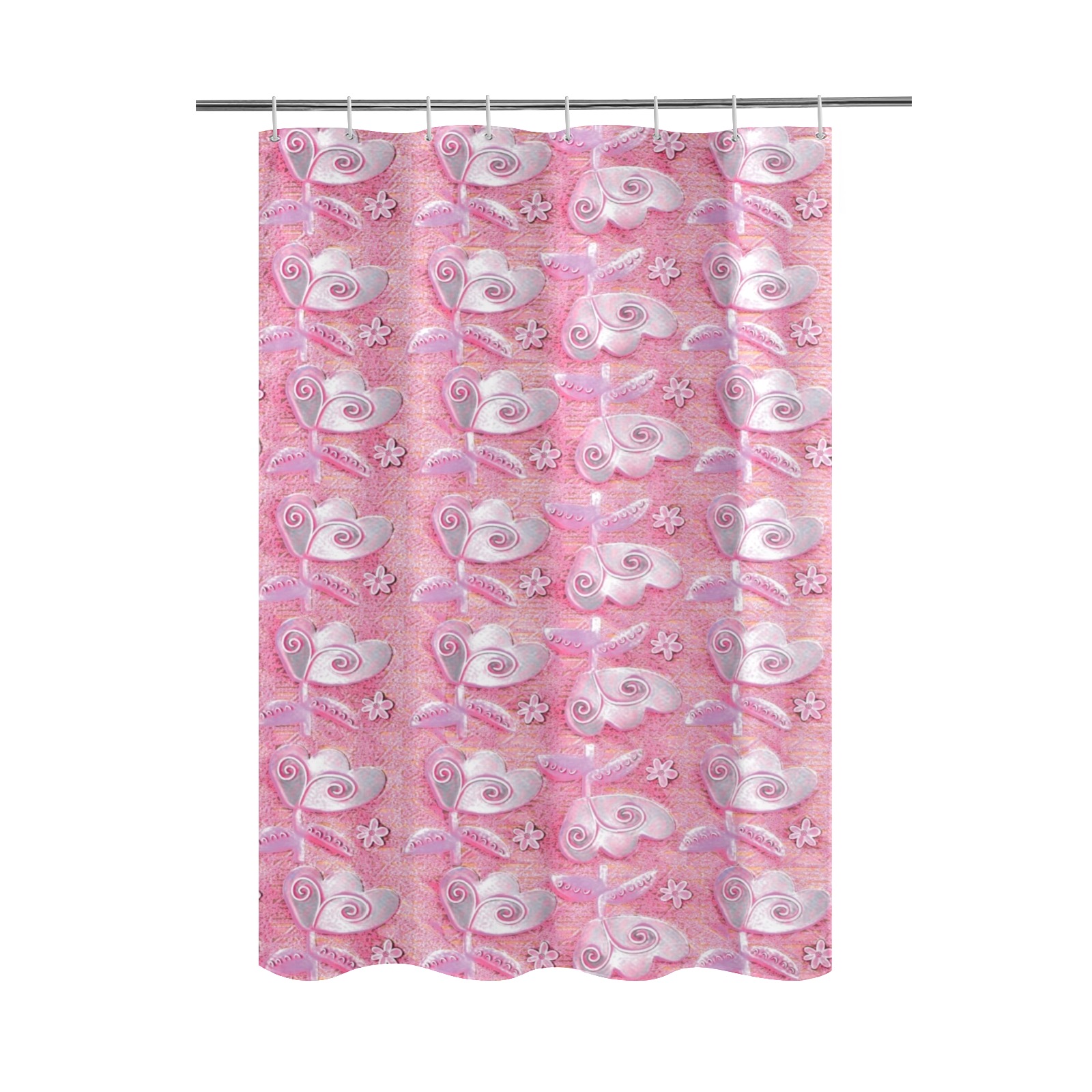 Cool in pink Shower Curtain 48"x72"