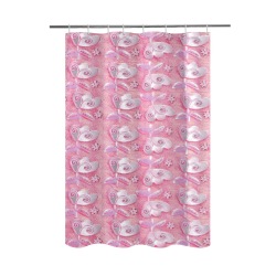 Cool in pink Shower Curtain 48"x72"