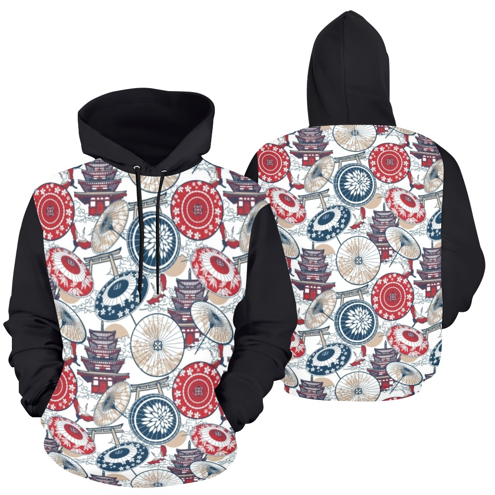 UMBRELLA 0004 All Over Print Hoodie for Men (USA Size) (Model H13)