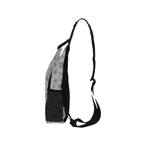 Creekside Floret - grey Men's Casual Chest Bag (Model 1729)