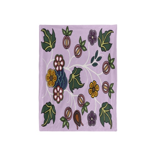 otter track floral Baby Blanket 40"x50"