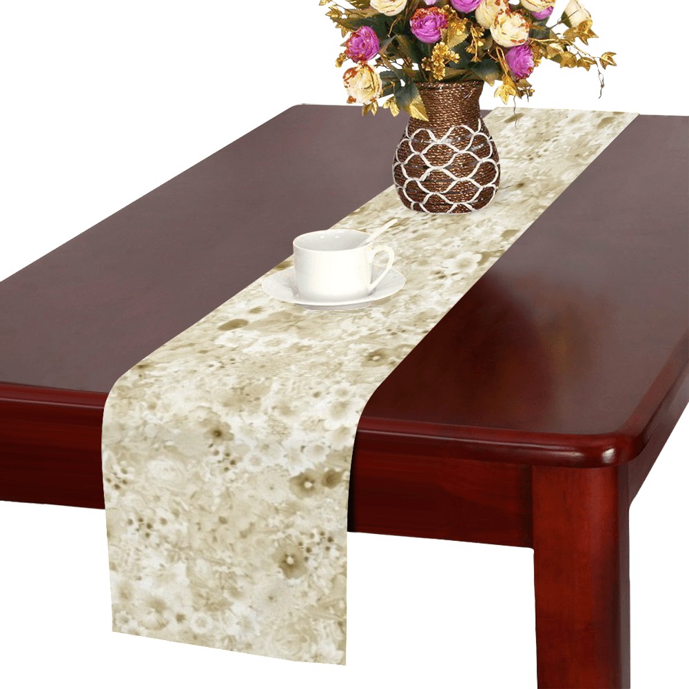 floral frise13 Thickiy Ronior Table Runner 16"x 72"