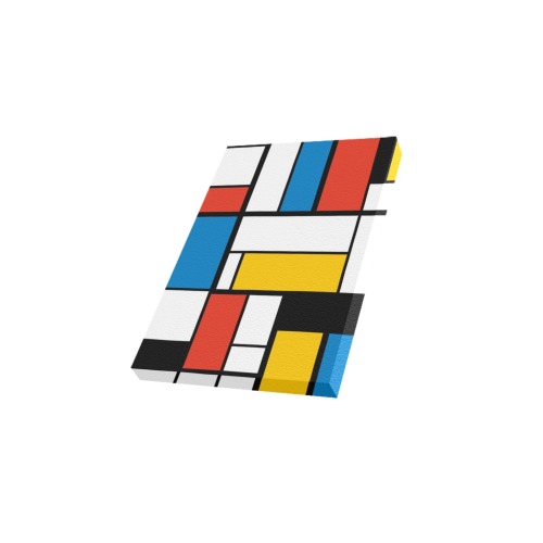 Mondrian De Stijl Modern Frame Canvas Print 8"x12"