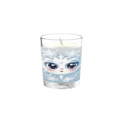 Little Snowflake Transparent Candle Cup (Jasmine)