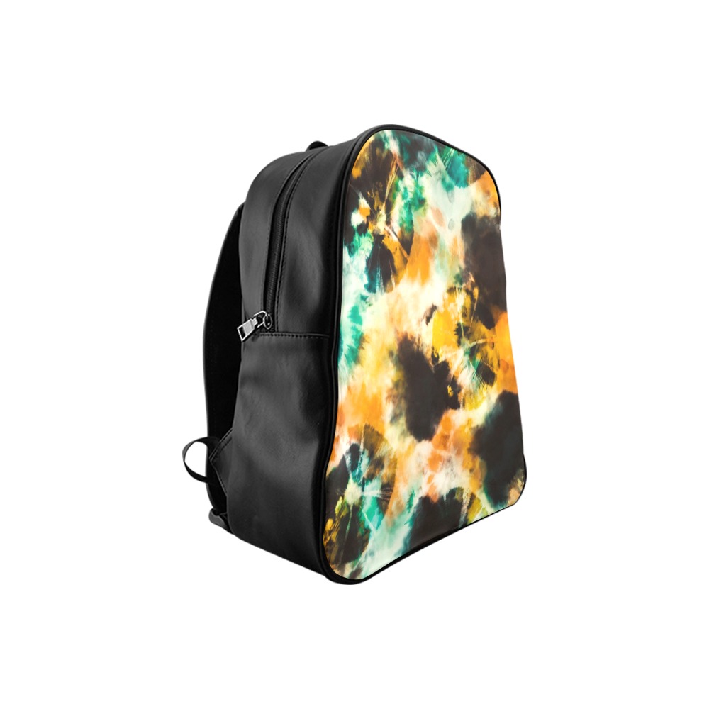 Tie dye modern colorful 23 CB School Backpack (Model 1601)(Small)