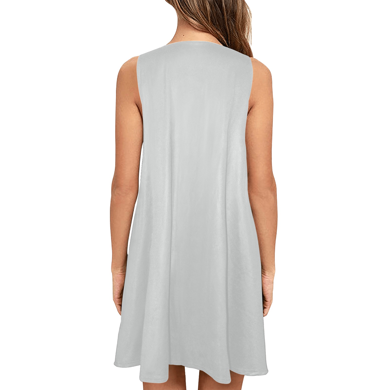 Northern Droplet Sleeveless A-Line Pocket Dress (Model D57)