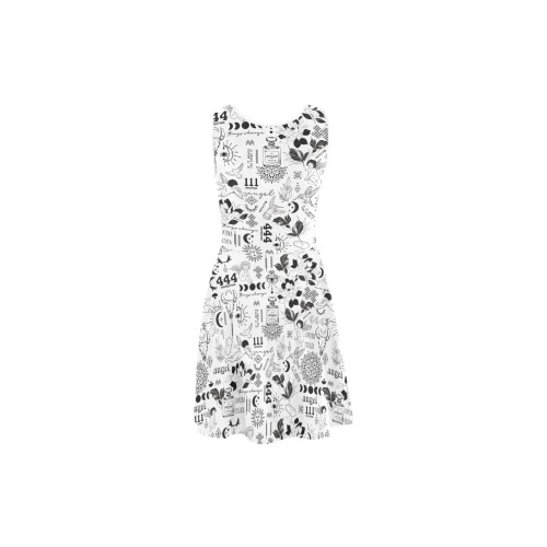 Positive pattern tattoos BW Atalanta Sundress (Model D04)