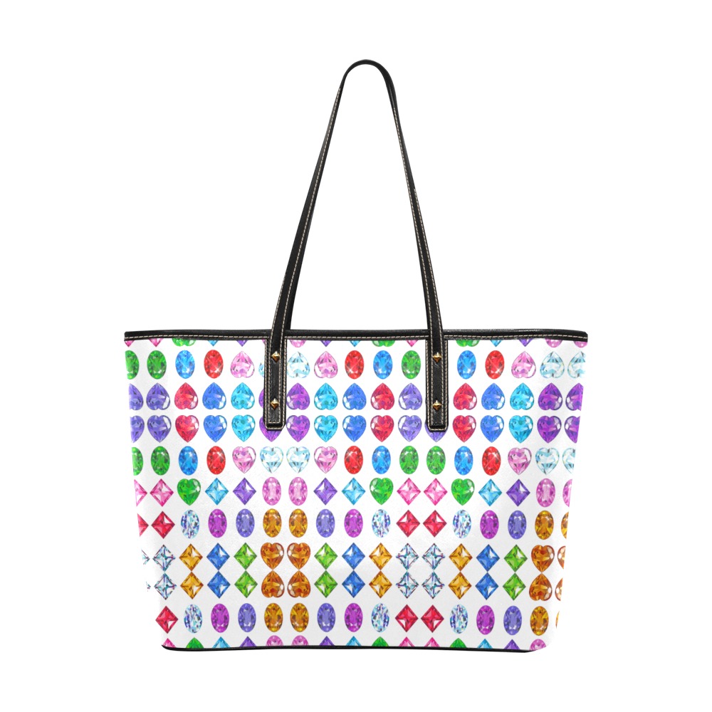 BLING 7 Chic Leather Tote Bag (Model 1709)