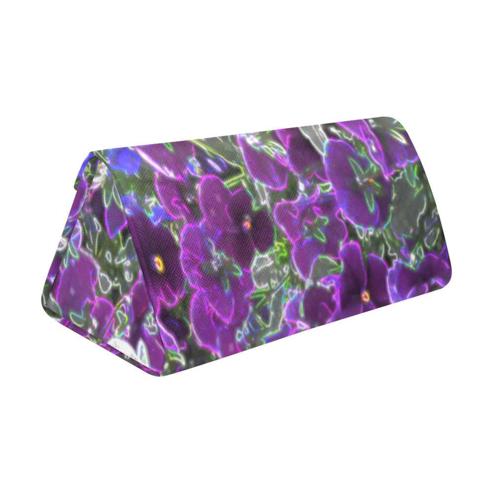 Field Of Purple Flowers 8420 Custom Foldable Glasses Case