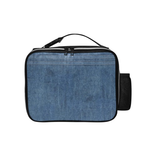Denim-Look PU Leather Lunch Bag (Model 1723)