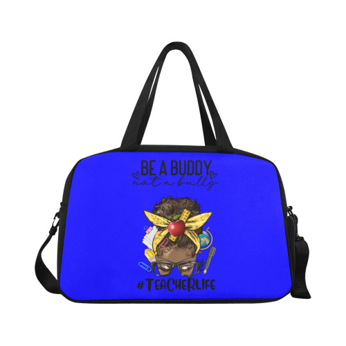 Be a BuddyBrightBlueGymBag Fitness Handbag (Model 1671)