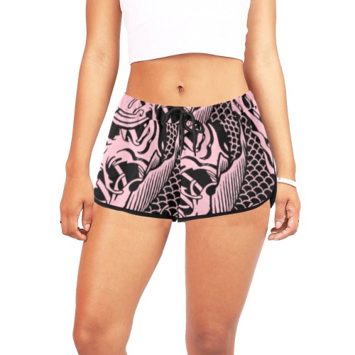 T67U8 Women's All Over Print Relaxed Shorts (Model L19)