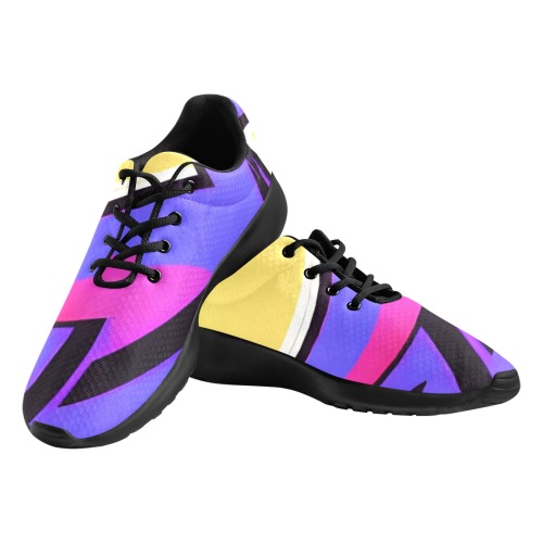 graffiti_TradingCard Men's Athletic Shoes (Model 0200)