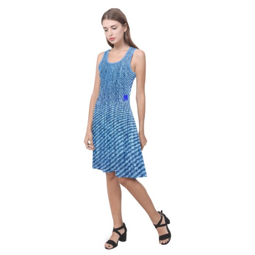 DIONIO Clothing - Ladies' Denim-Look Sundress Atalanta Sundress (Model D04)
