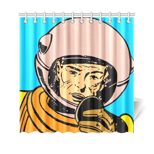 astronaut Shower Curtain 69"x70"