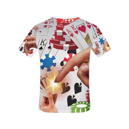 POKER NIGHT TOO All Over Print T-Shirt for Women (USA Size) (Model T40)