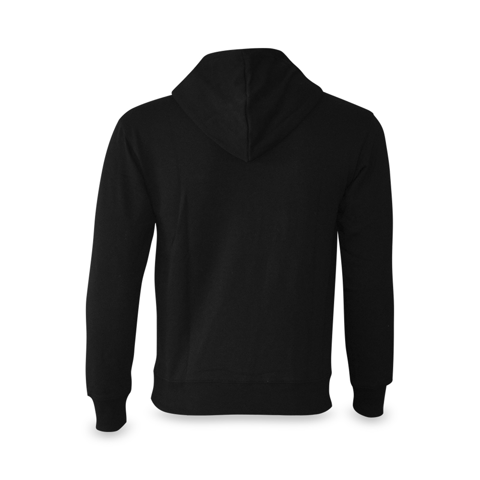 Grow a Pear in men's black hoodie Oceanus Hoodie Sweatshirt (Model H03)