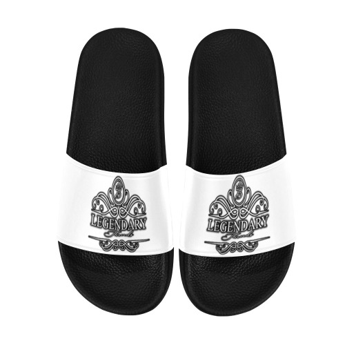 Legendary Slides White Women's Slide Sandals (Model 057)