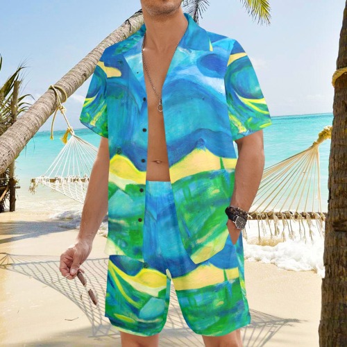 Under The Sea Collection Men's Shirt and Shorts Outfit (Set26)