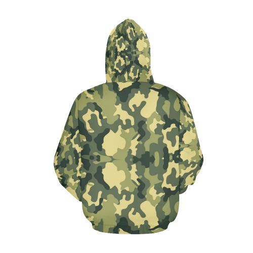 Army Style by Fetishworld All Over Print Hoodie for Men (USA Size) (Model H13)