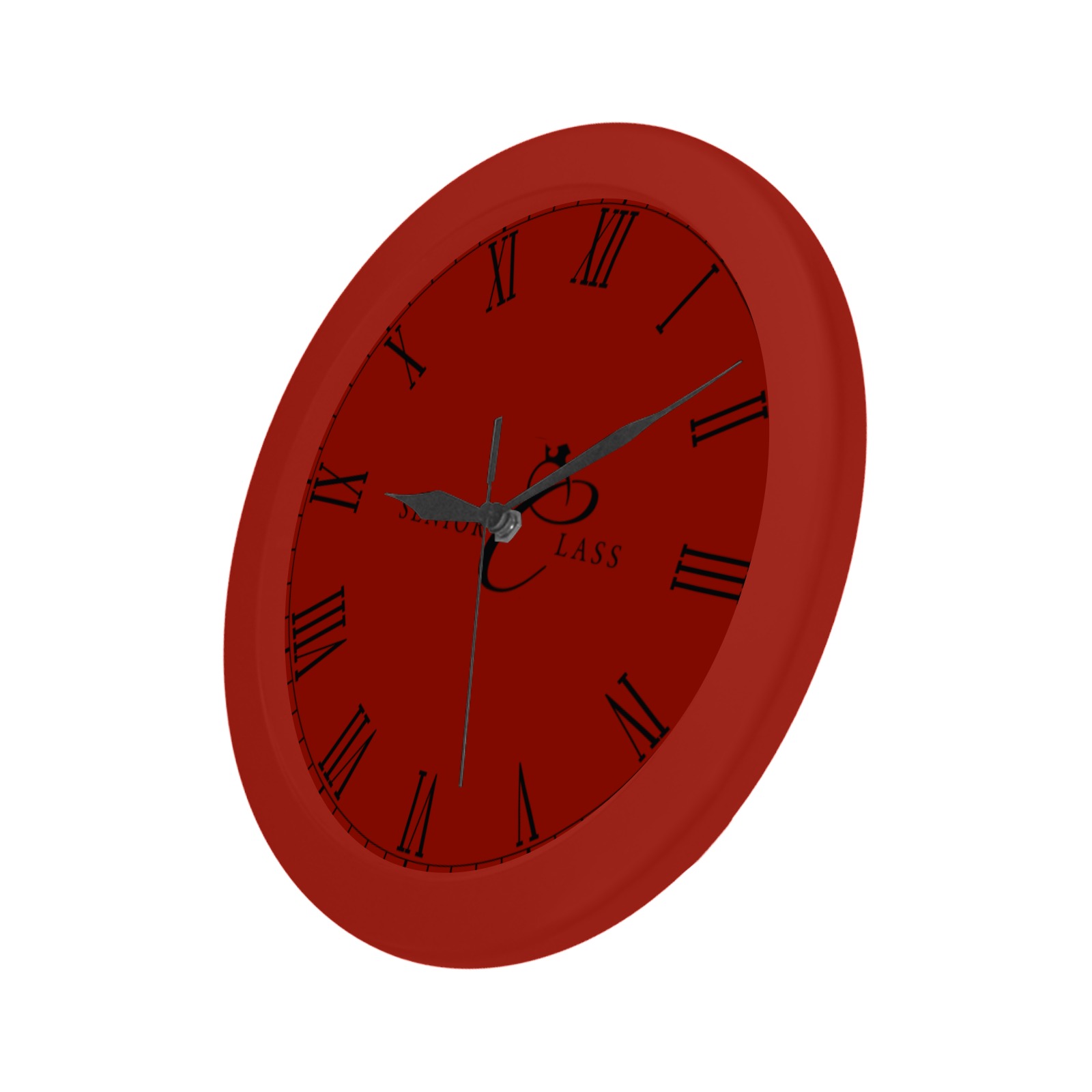 Senior Class Legacy Red Circular Plastic Wall clock