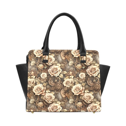 Steampunk Roses Classic Shoulder Handbag (Model 1653)