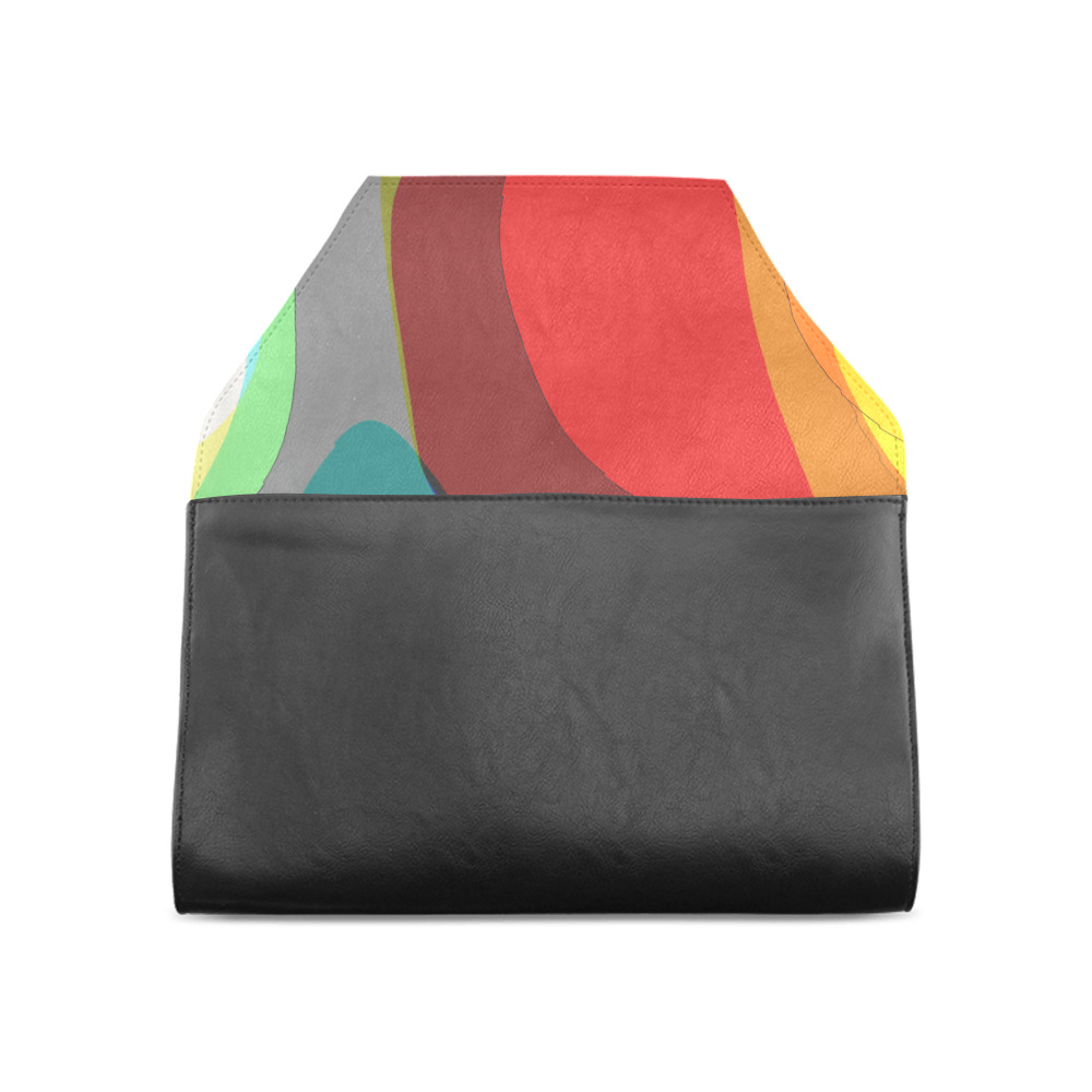 Colorful Abstract 118 Clutch Bag (Model 1630)