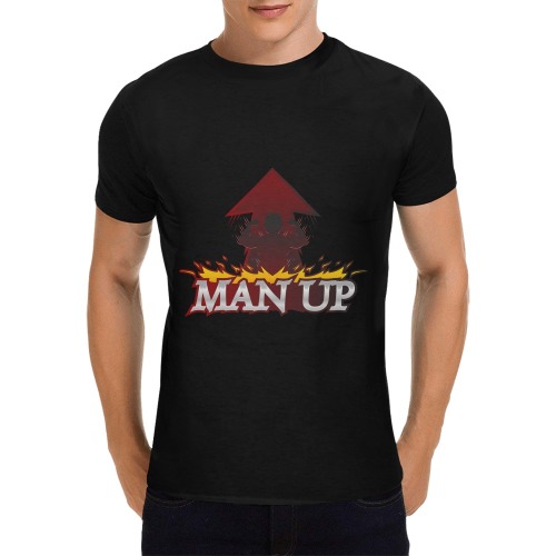 MANUPUSA Men's T-Shirt in USA Size (Front Printing Only)