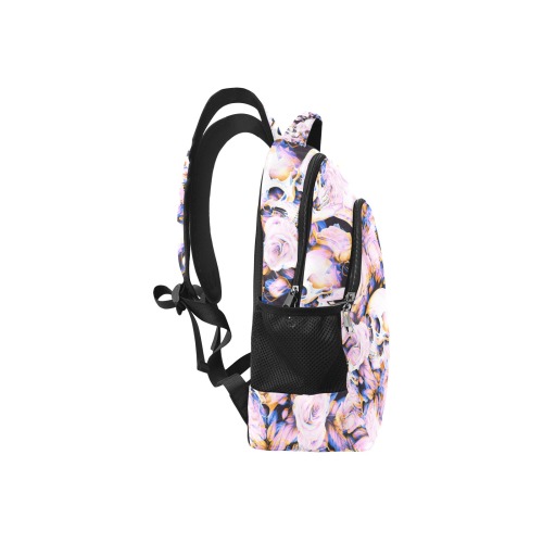 Psychedelic Pink Skull Multifunctional Backpack (Model 1731)