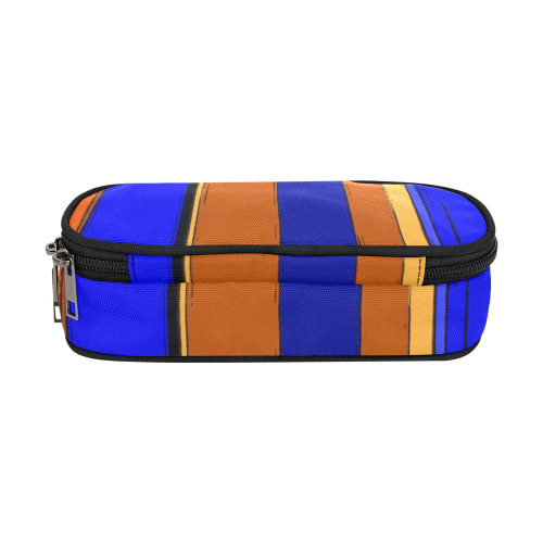 Abstract Blue And Orange 930 Pencil Pouch/Large (Model 1680)