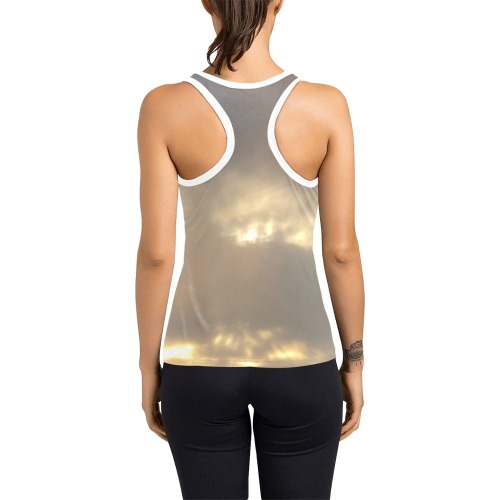 Cloud Collection Women's Racerback Tank Top (Model T60)