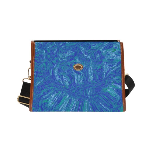 ocean storms Waterproof Canvas Bag/All Over Print (Model 1641)