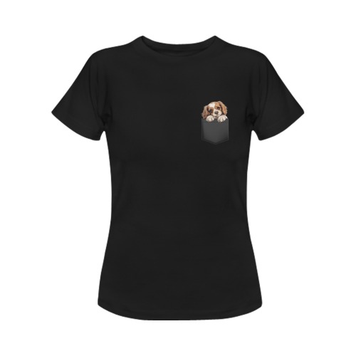 Harrier Dog Vibes Only Women's T-Shirt in USA Size (Two Sides Printing)