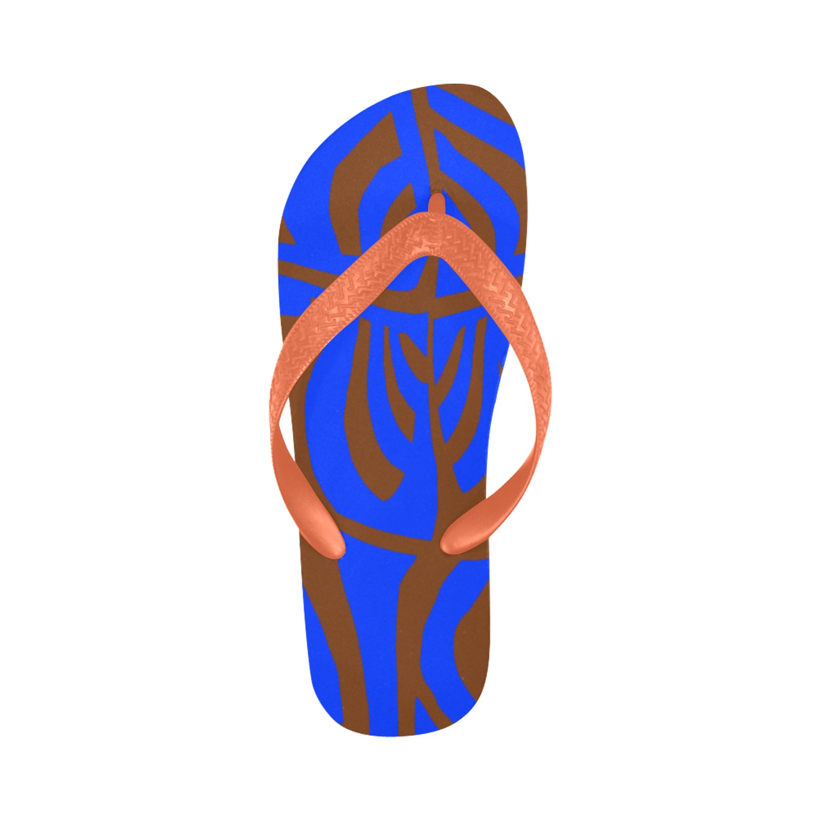 aaa blue br Flip Flops for Men/Women (Model 040)