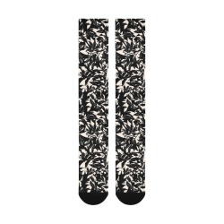 Abstract black white nature DP Over-The-Calf Socks